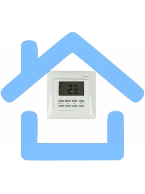 Терморегулятор программируемый Rexant RX-527H, белый, совместим с Legrand серии Valena