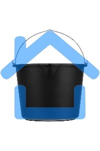 Ведро СИБРТЕХ 81435 строительное пластмассовое 20 л