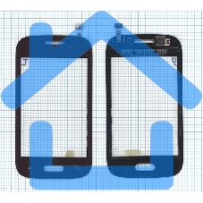 Сенсорное стекло (тачскрин) для Samsung Galaxy Young GT-S6310 GT-S6312 красное