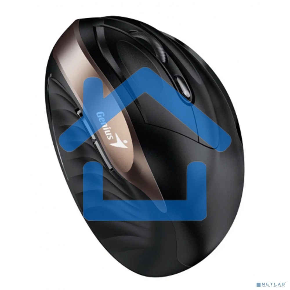 Мышь беспроводная Genius Ergo 8250S черный, 1600 dpi, радиоканал, USB, кнопки - 6