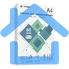 Пленка для ламинирования ГЕЛЕОС, А4, 60 мкм 60 шт./ Пленка для ламинирования A4, 216х303 (60 мкм) глянцевая 60шт