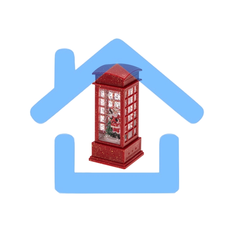 Светильник декоративный (фигура) Neon-night Телефонная будка с эффектом снегопада и подсветкой