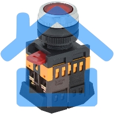 Кнопка ABLFS-22 кр. 1з+1р ИЭК BBT30-ABLFS-K04