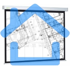 Экран Cactus 124.5x221см Wallscreen CS-PSW-124x221 16:9 настенно-потолочный рулонный белый