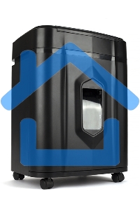 Шредер Heleos АП23-4 черный с автоподачей (секр.P-4) фрагменты 145лист. 23лтр. скрепки скобы пл.карты