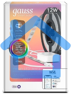 Лента светодиодная Gauss Smart Home тип RGBW CCT+DIM 3 м 1/20