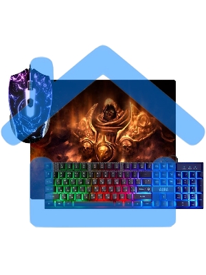 Комплект клавиатура + мышка +PAD Defender AURA  MKP-117 RU