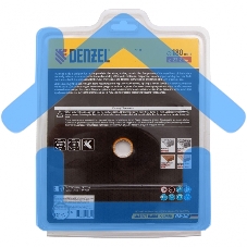 Диск алмазный отрезной ф180 х 22,2 мм, Сплошной, мокрое резание Denzel