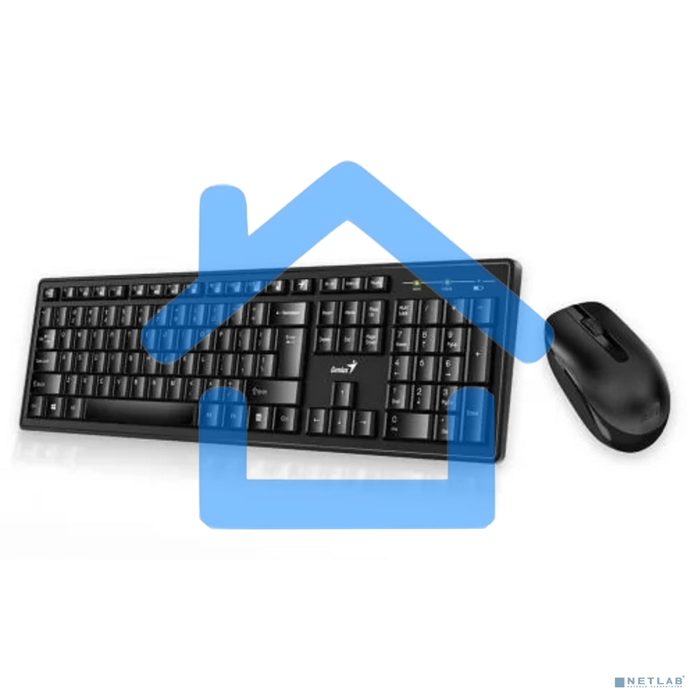 Комплект (клавиатура+мышь) Genius keyboard+mouse Smart KM-8200, Dual Color, RU, 2.4GHZ