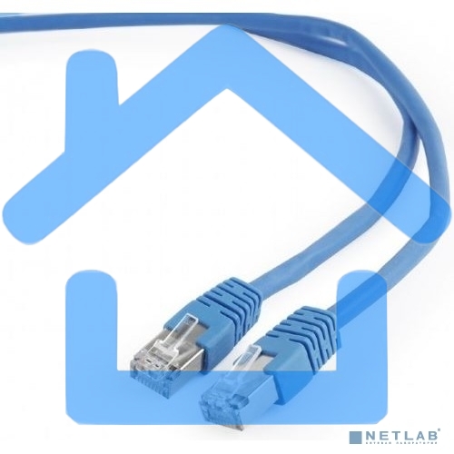 Патч-корд UTP Cablexpert кат.5e 0.25м, литой, многожильный, синий