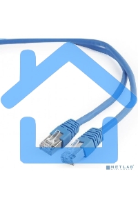 Патч-корд UTP Cablexpert кат.5e 0.25м, литой, многожильный, синий