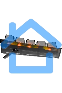 Клавиатура проводная игровая Redragon Fizz прозрачно-черная (USB, +ICE, 61 кл., RGB подсветка)