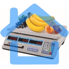 Весы торговые электронные KELLI KL-1524 до 35 кг, LED дисплей, экономрежим, суммирование покупок Весы торговые электронные KELLI KL-1524 до 35 кг, LED дисплей, экономрежим, суммирование покупок