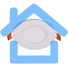 Светильник светодиодный ультратонкий встраив. PPL-R 3Вт 6500К IP40 WH d80мм круглый JazzWay 5008441A Светильник светодиодный ультратонкий встраив. PPL-R 3Вт 6500К IP40 WH d80мм круглый JazzWay 5008441A