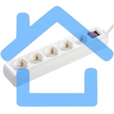 Удлинитель WYP10-16-05-03-ZK-N У05К-выкл. 5 мест 2 Р + P Е /3метра 3х1мм2 16А/250 IEK