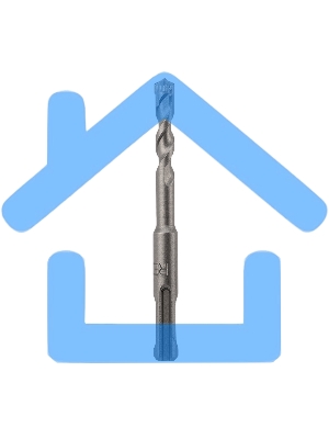 Бур по бетону Rexant 8х110 мм крестовая пластина SDS PLUS