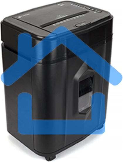 Шредер Heleos АП23-4 черный с автоподачей (секр.P-4) фрагменты 145лист. 23лтр. скрепки скобы пл.карты