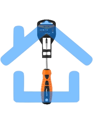 Отвертка SPARTA 11777point ph1х75мм crv 2-х компонентная рукоятка