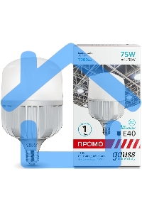 Лампа светодиодная Gauss Elementary T140 75Вт 4000К E40 7000лм Promo