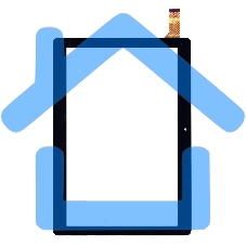 Сенсорное стекло (тачскрин) DEXP Ursus P510 4G, черное