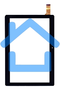 Сенсорное стекло (тачскрин) DEXP Ursus P510 4G, черное