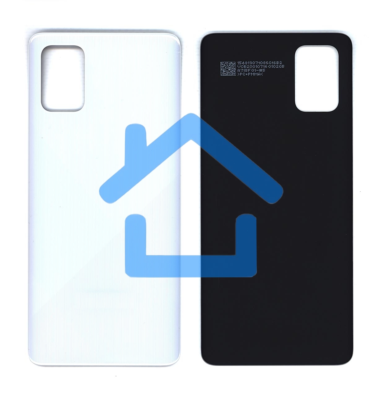 Задняя крышка для Samsung A715F Galaxy A71 (2019) серебристая
