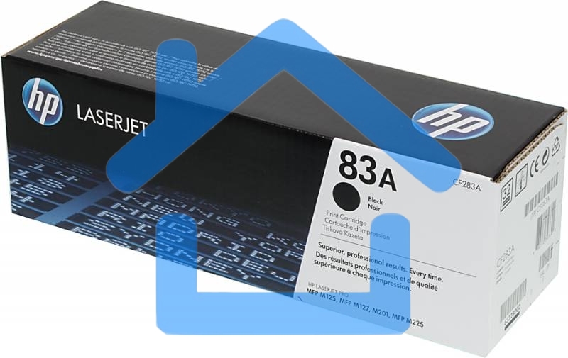 Тонер Картридж HP 83A CF283A черный для HP LJ Pro M125nw/M127fw (1500стр.)