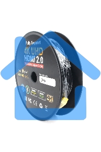 Активный оптический кабель Cablexpert HDMI, 50м, v2.0, 19M/19M, AOC Premium Series, позол.разъемы, экран, коробка