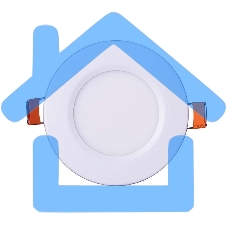 Светильник светодиодный ультратонкий встраив. PPL-R 3Вт 4000К IP40 WH d90мм круглый JazzWay 5008427A Светильник светодиодный ультратонкий встраив. PPL-R 3Вт 4000К IP40 WH d90мм круглый JazzWay 5008427A