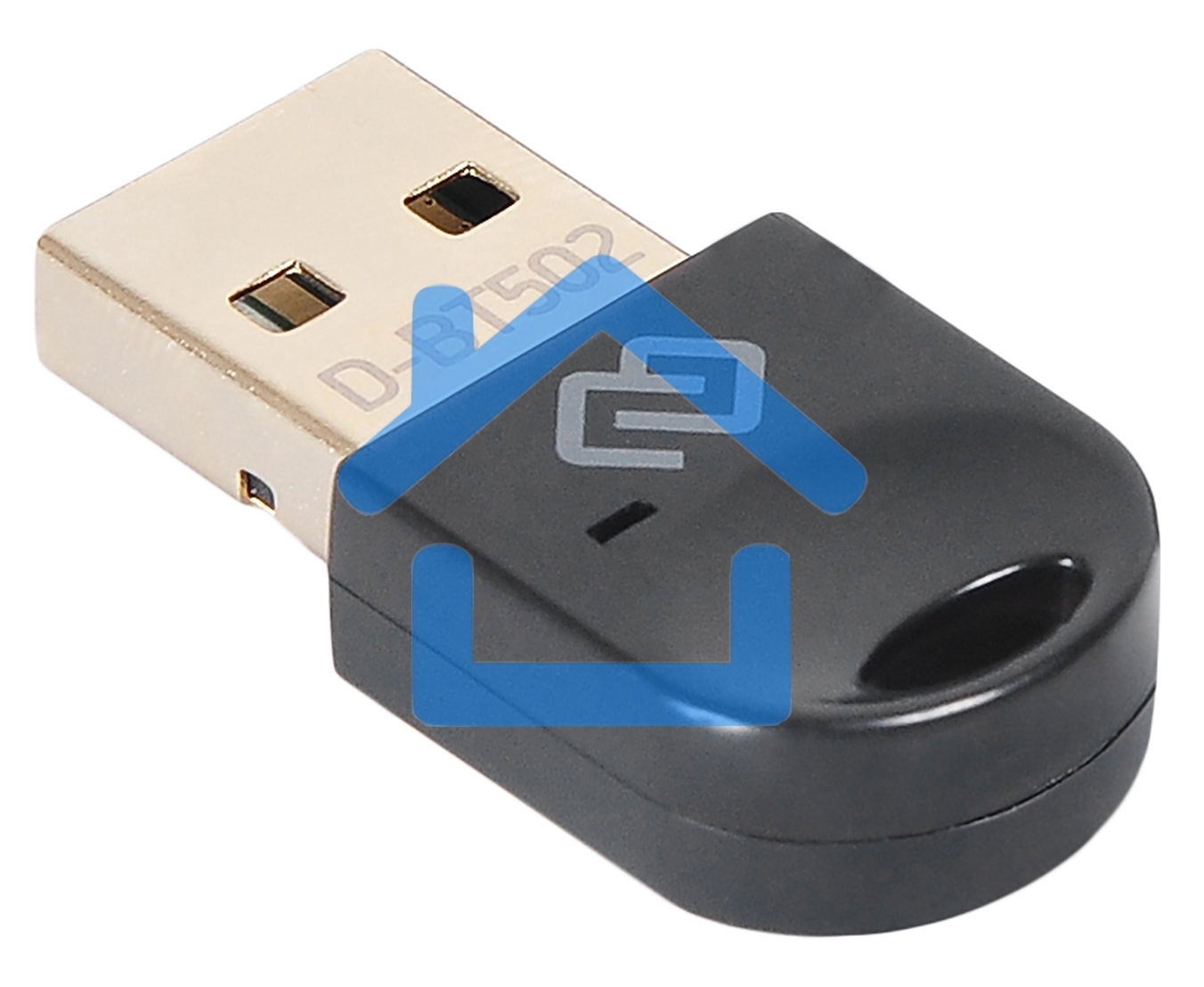 Адаптер USB Digma D-BT502 Bluetooth 5.0+EDR class 1.5 20м черный