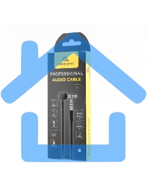 Кабель Cablexpert аудио 90˚ CCAB-01-35MML-1MW, 3.5 Jack (M)/3.5 Jack (M), белый, 1м, блистер