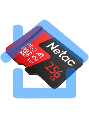 Флеш карта NeTac Карта памяти Netac MicroSD P500 Extreme Pro 256Gb, Retail version card only