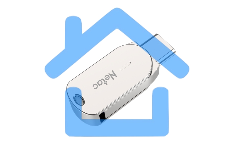 Флешка USB R/W Netac U785 32Gb <NT03U785C-032G-30PN>, USB3.0+TypeC, металлическая