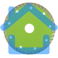 Диск алмазный СИБРТЕХ отрезной Turbo, 125 х 22,2 мм 731317