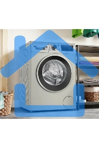 Стиральная машина Bosch Serie 4 WGA2440XME серебристый, загрузка фронтальная 9 кг, 1400 об/мин., класс: А+++