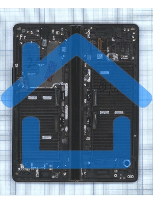Дисплей для Samsung SM-F916B Galaxy Z Fold 2 в сборе с тачскрином (внутренний) черный