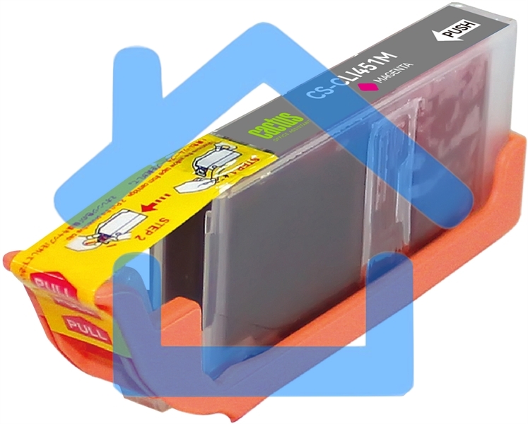 Картридж струйный Cactus CS-CLI451M пурпурный (10.2 мл) для Canon MG 6340/5440/IP7240