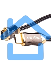 Кабель HDMI 19M/M,ver. 2.1, 8K@60 Hz 0.5m метал разъемы, нейлоновая оплетка Telecom <TCG300-0.5M> Кабель HDMI 19M/M,ver. 2.1, 8K@60 Hz 0.5m метал разъемы, нейлоновая оплетка Telecom