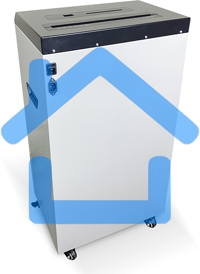 Уничтожитель документов и медианосителей ГЕЛЕОС СП65-4, P-4 (4 ур-нь секр.), фрагмент 3,9х40мм, 30 лист (70г/м2), флеш-карты/CD/пл.карты/скрепки/скобы, 65 литров