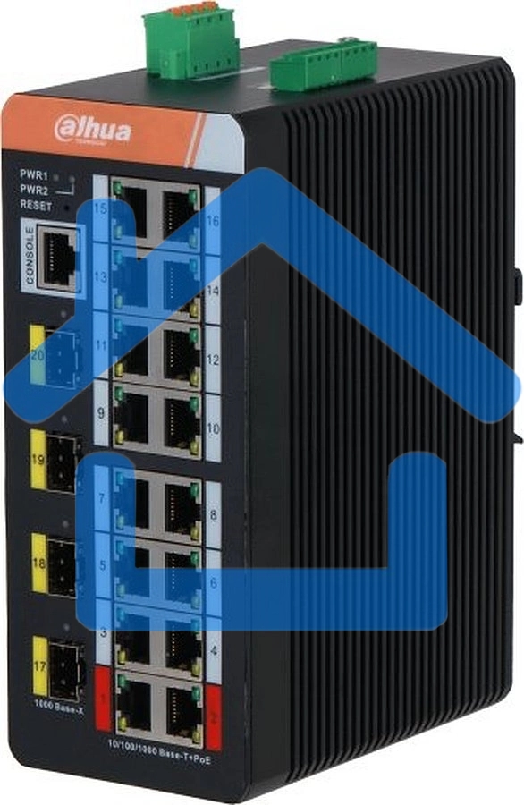 Коммутатор Dahua DH-IS4420-16GT-240 управляемый