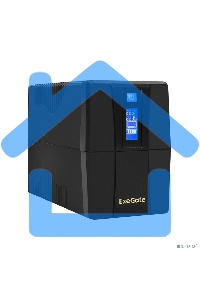 Источник бесперебойного питания ExeGate Power Smart ULB-650.LCD.AVR.4C13 650VA/360W, LCD, AVR, 4*C13, черный