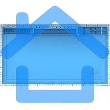 Резиновый коврик для работы с телефонами/планшетами с магнитными ячейками для мелких деталей 210х38