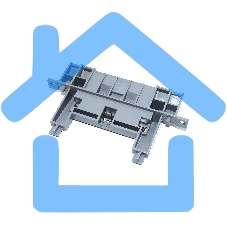 Разделительная панель RM1-6303-000 / HP LJ P3015 Separation Pad T'2