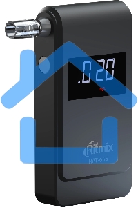 Алкотестер Ritmix RAT-655 электрохимический черный