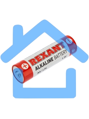 Алкалиновая батарейка AA/LR6 1,5 V Rexant