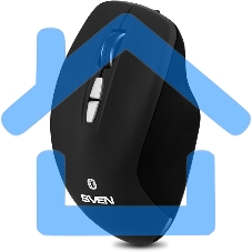 Мышь беспроводная SVEN RX-590SW черный, 1600 dpi, радиоканал, Bluetooth, USB, кнопки - 7