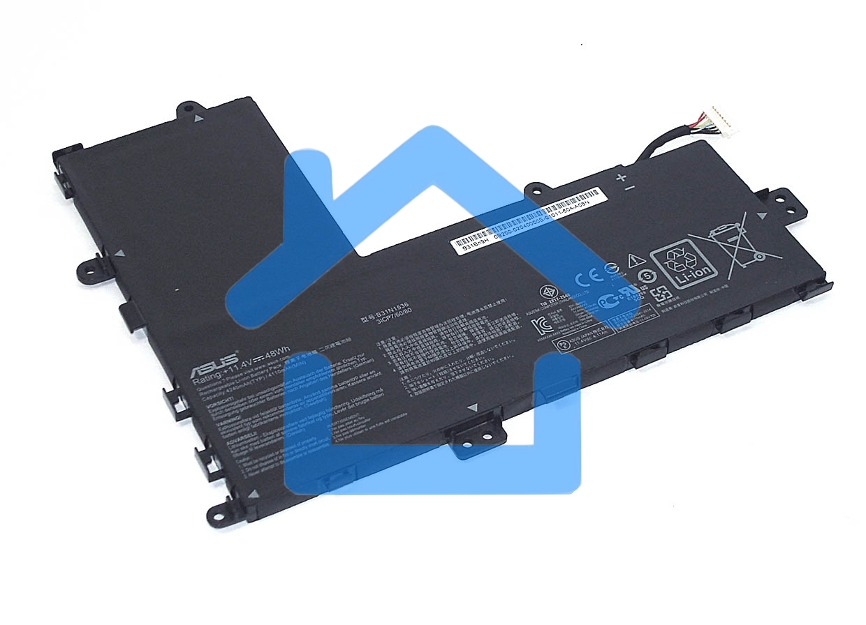Аккумуляторная батарея для ноутбука Asus TP201SA11.4V 48Wh черный Orig