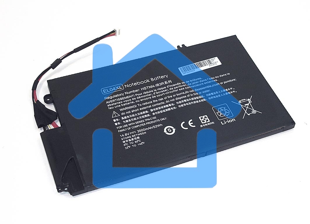 Аккумуляторная батарея для ноутбука HP Envy TouchSmart 4 14.8V 52Wh OEM черный