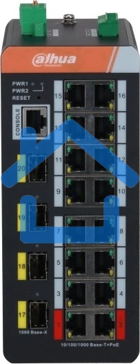 Коммутатор Dahua DH-IS4420-16GT-240 управляемый