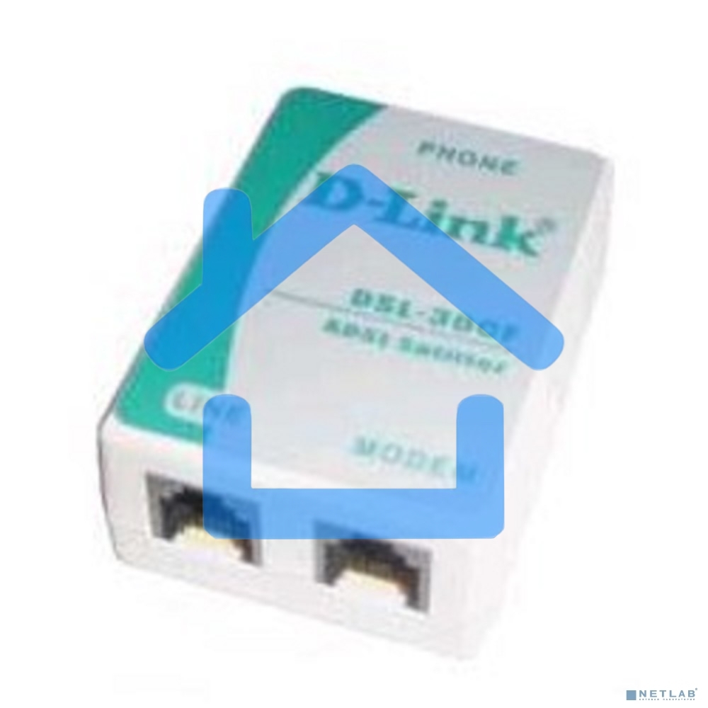 Сплиттер xDSL D-Link DSL-30CF/RS RJ-11 ADSL Annex A